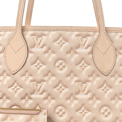 Louis Vuitton Empreinte Monogram Summer Stardust Neverfull MM Beige Clair 8 of 10