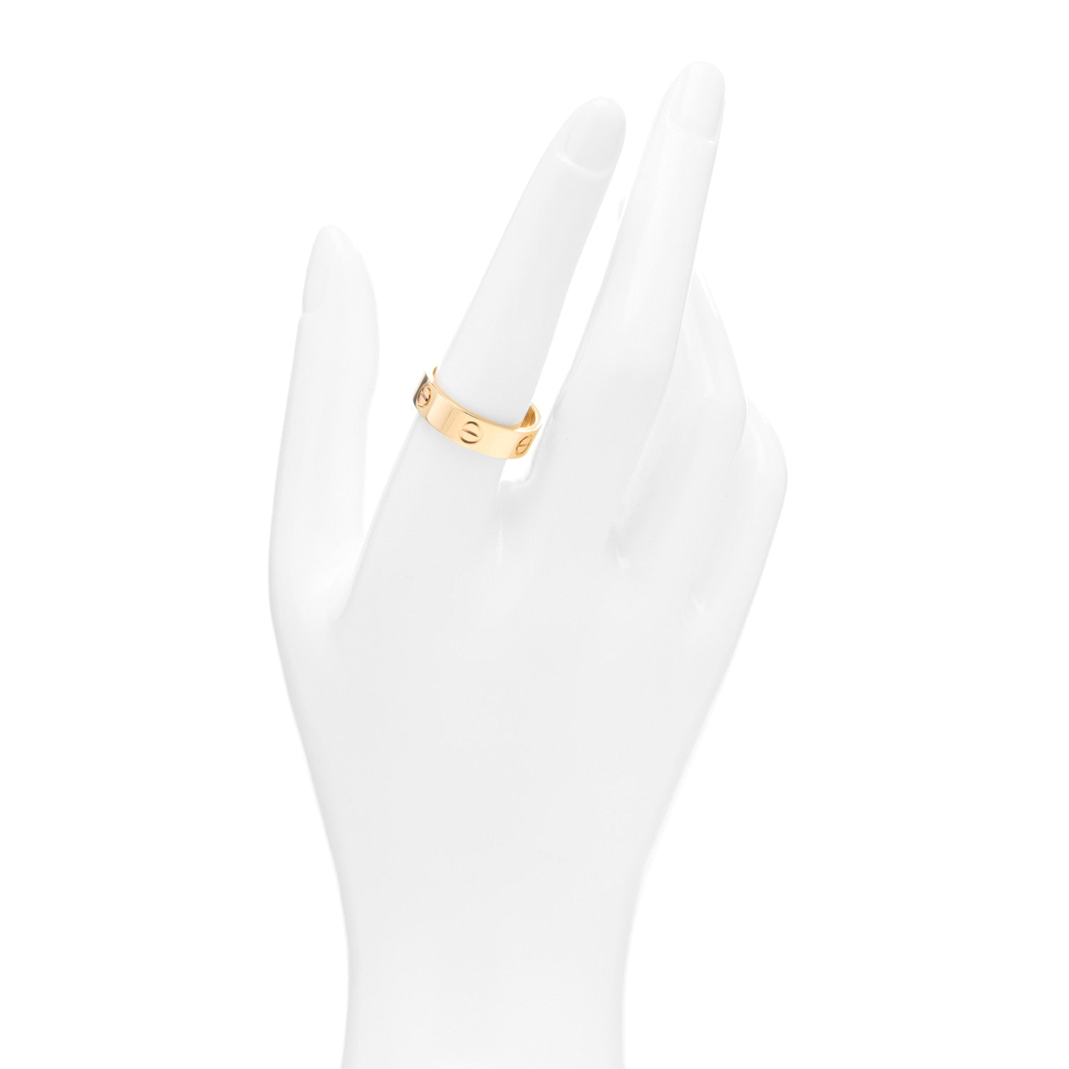 Cartier 18K Yellow Gold 5.5mm LOVE Ring 58 8.25 2 of 5