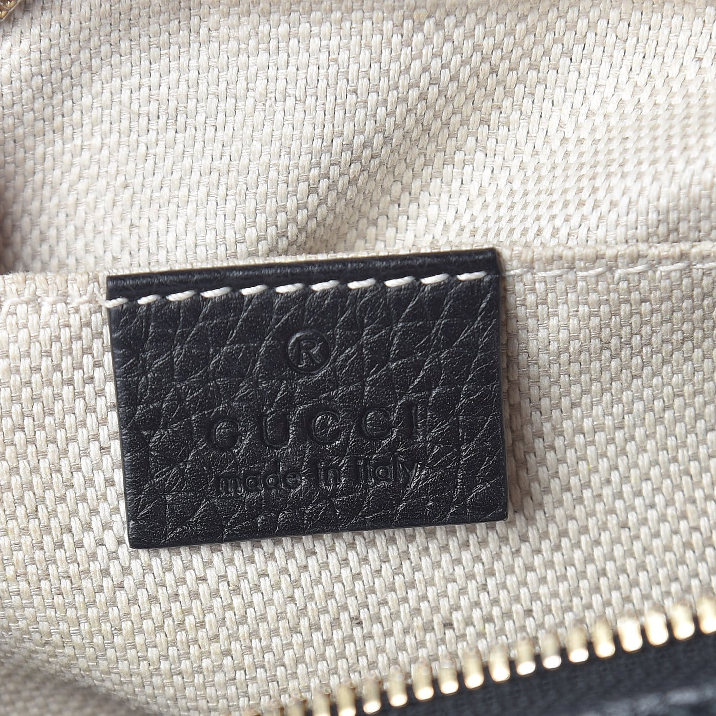 Pebbled Calfskin Small Soho Disco Bag Black