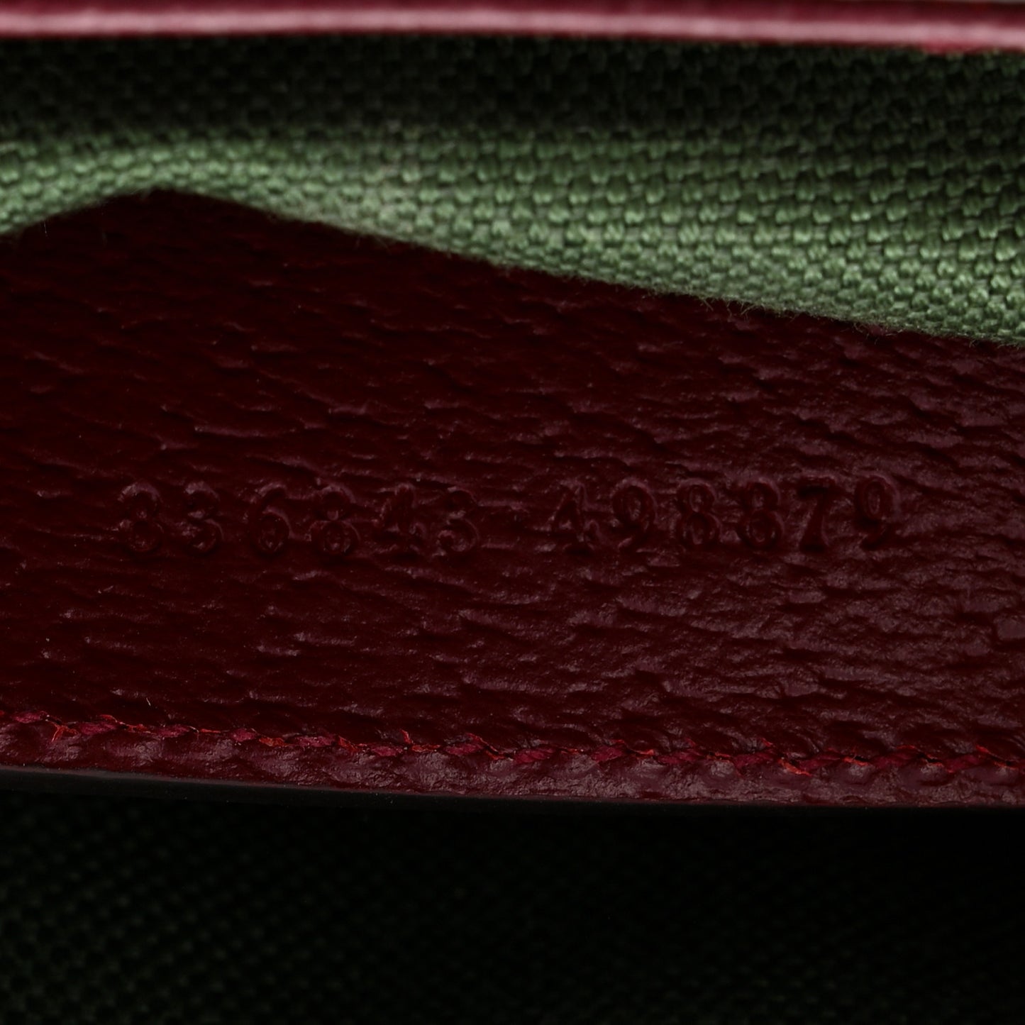 GG Supreme Monogram Textured Dollar Calfskin Small Ophidia Top Handle Shoulder Bag Beige Bordeaux