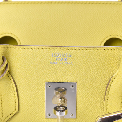 Hermes Epsom Birkin 35 Lime 23 of 38