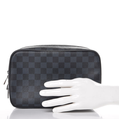Louis Vuitton Damier Cobalt Toilet Pouch GM 2 of 7