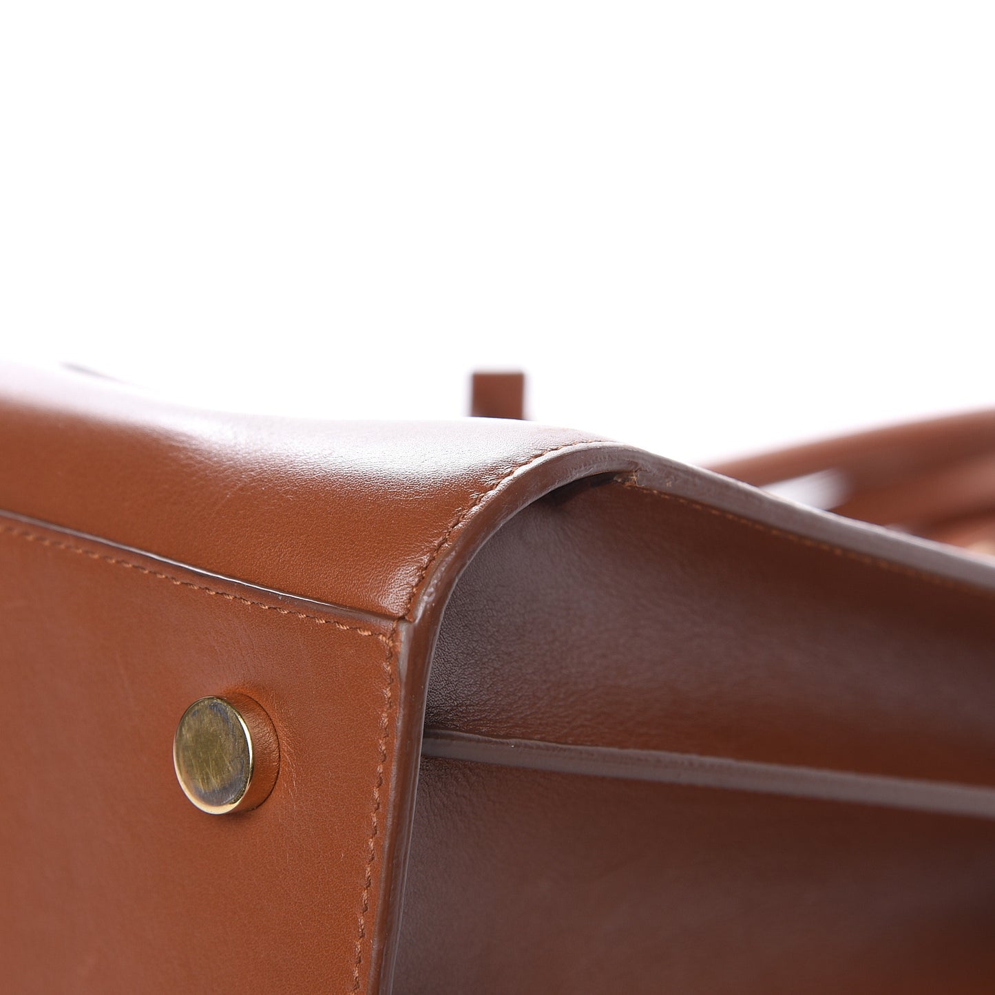 Calfskin Large Sac De Jour Carryall Cognac