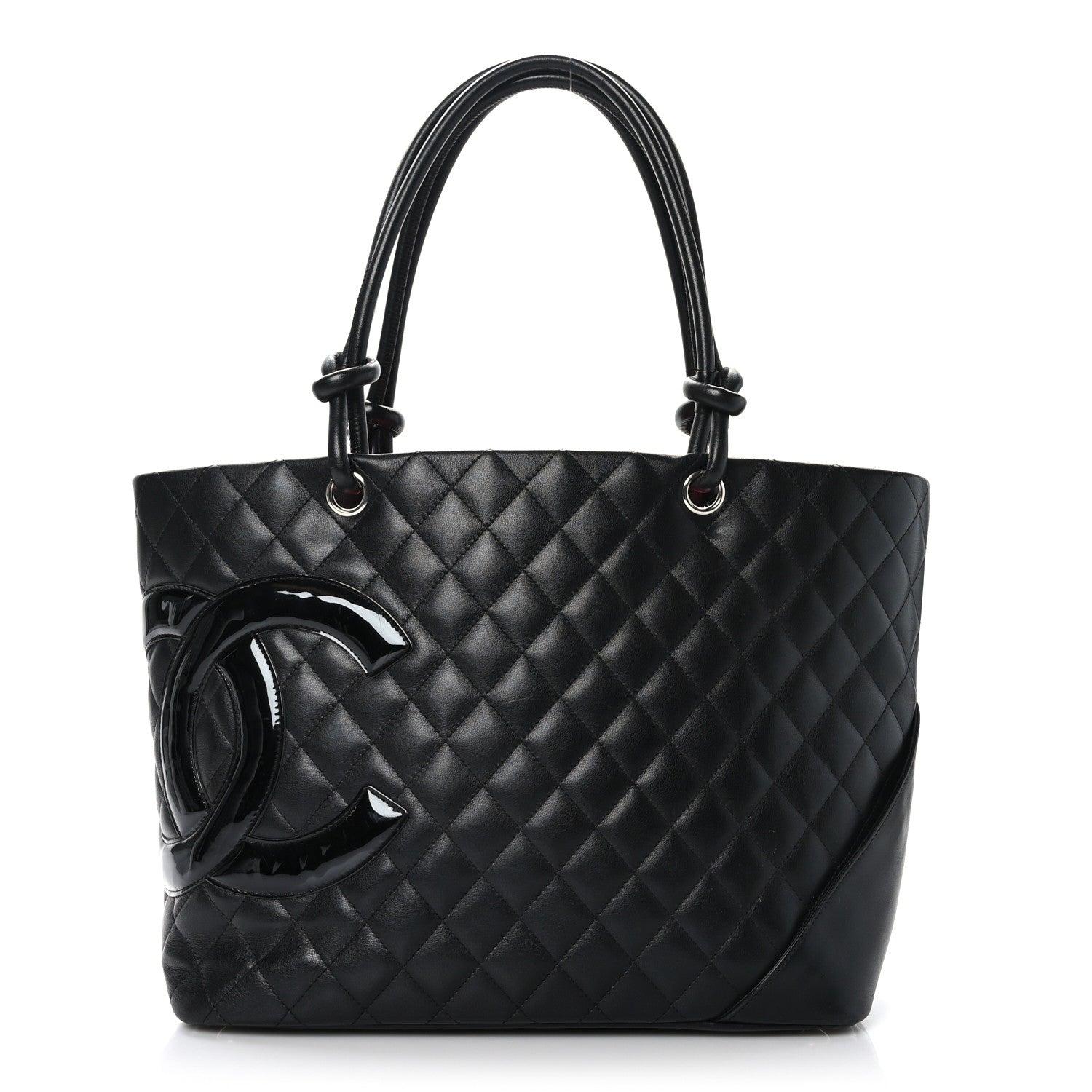 Chanel Calfskin Quilted Large Cambon Tote Black 1 of 9