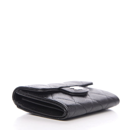 Chanel Caviar Quilted Flap Card Holder Black 3 of 8