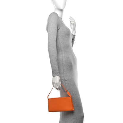 Louis Vuitton Epi Pochette Accessories 24 Mandarin 2 of 11