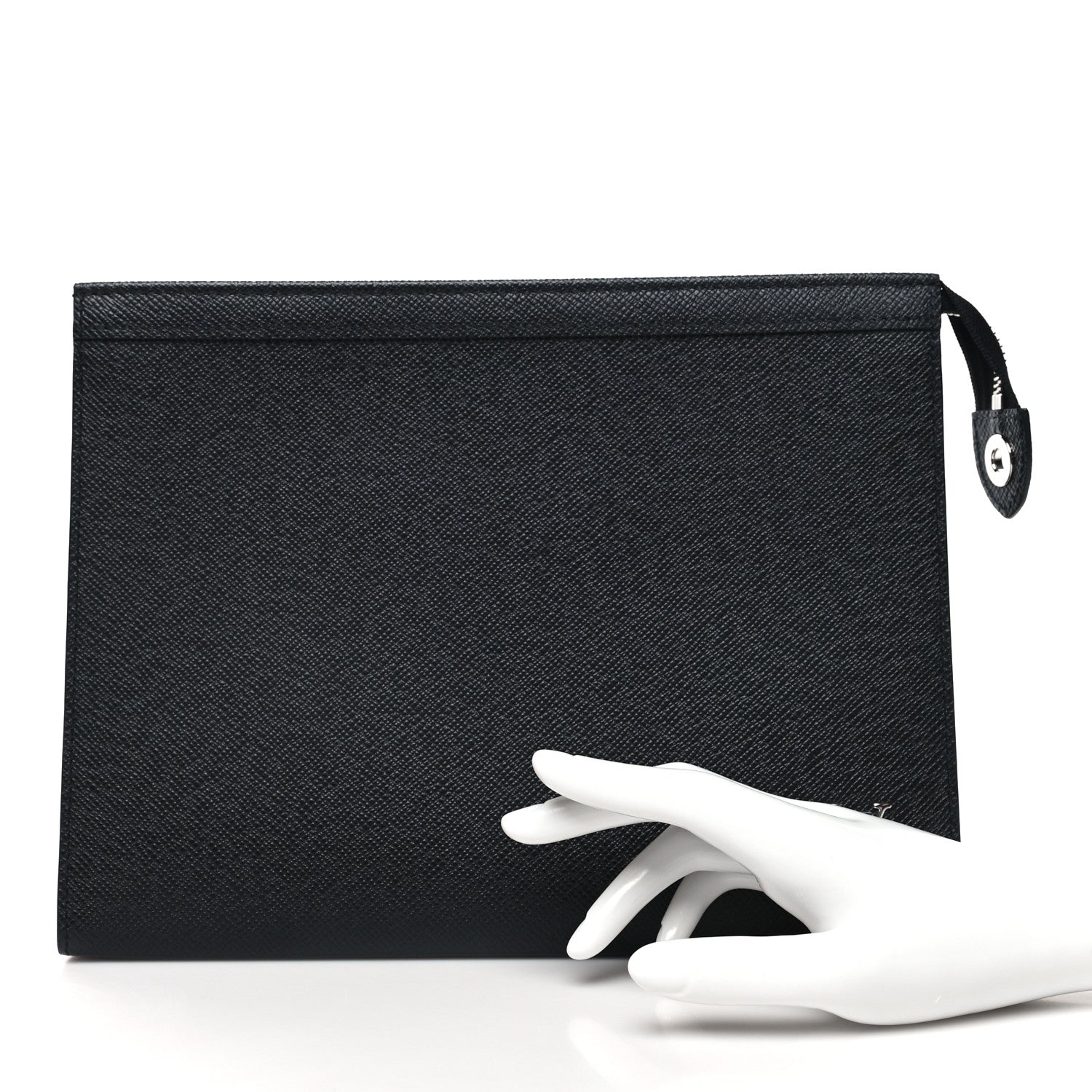 Louis Vuitton Taiga Pochette Voyage MM Black 2 of 9