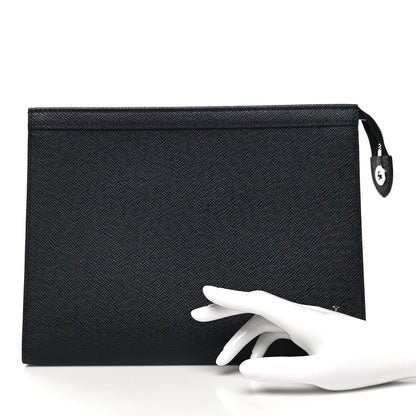 Louis Vuitton Taiga Pochette Voyage MM Black 2 of 9