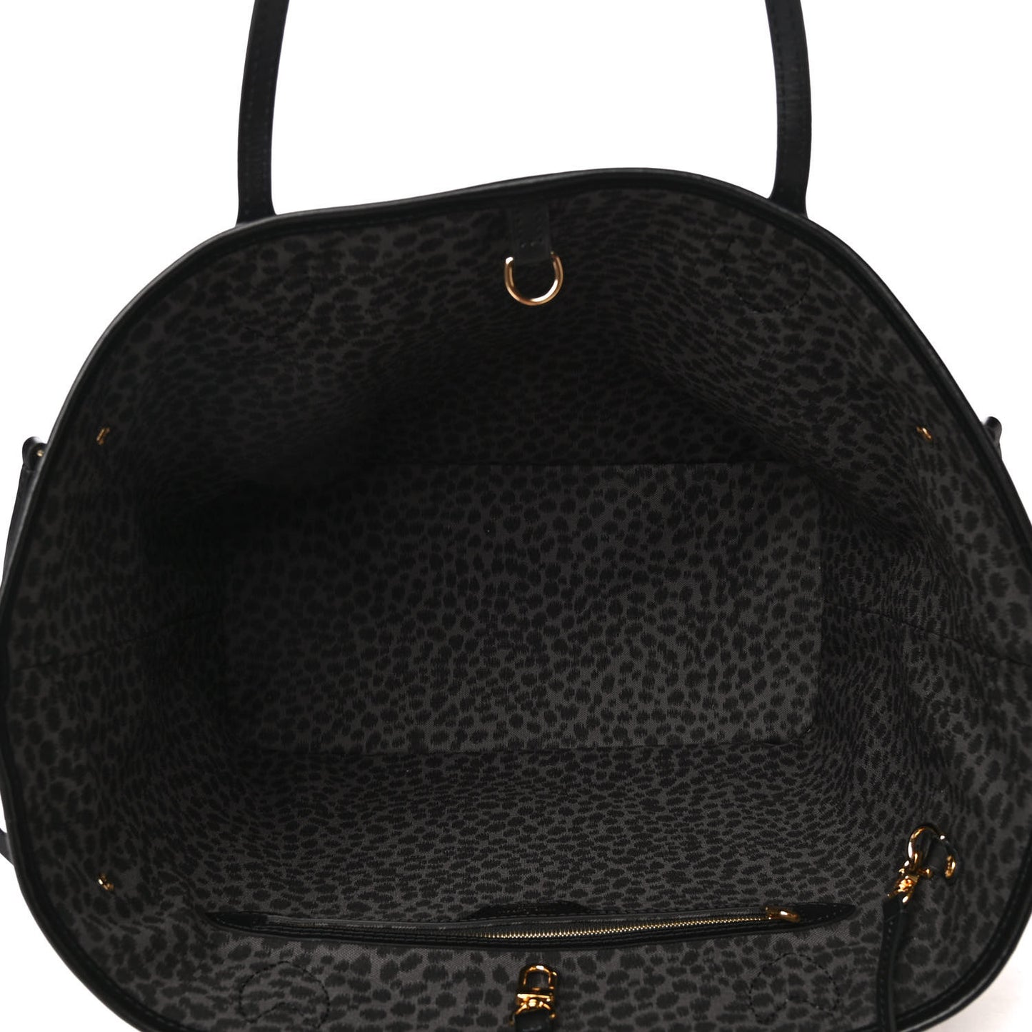Monogram Giant Wild At Heart Neverfull MM Black