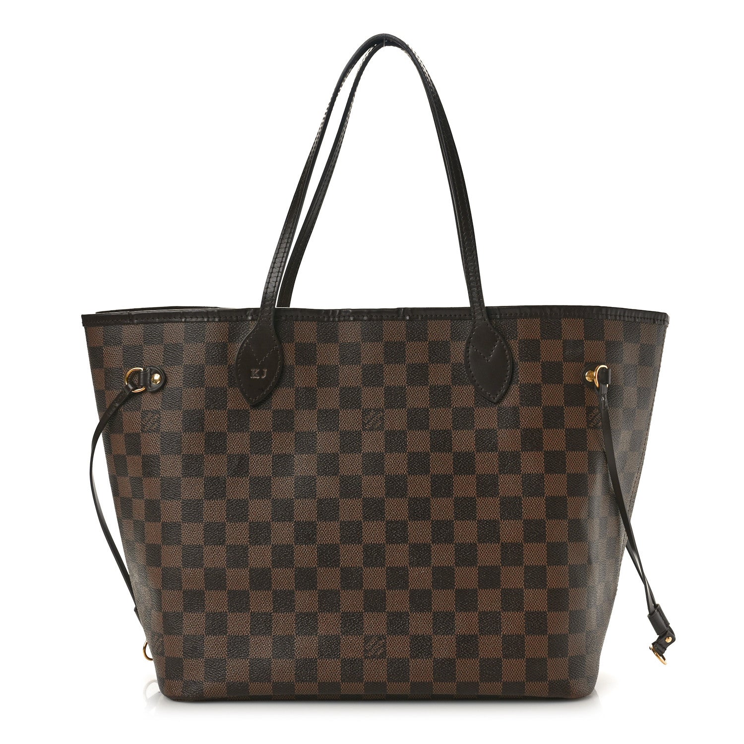 Louis Vuitton Damier Ebene Neo Neverfull MM Rose Ballerine 1 of 13