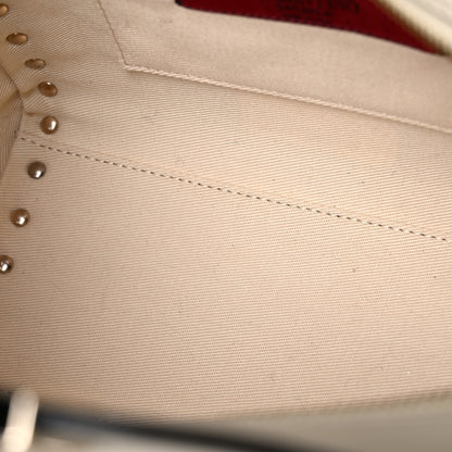 Valentino Garavani Vitello Mini Rockstud Double Handle Tote Ivory 9 of 12