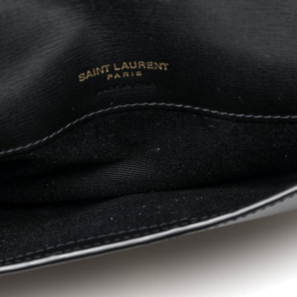 Saint Laurent Smooth Calfskin Monogram Phone Holder Crossbody Black 5 of 9
