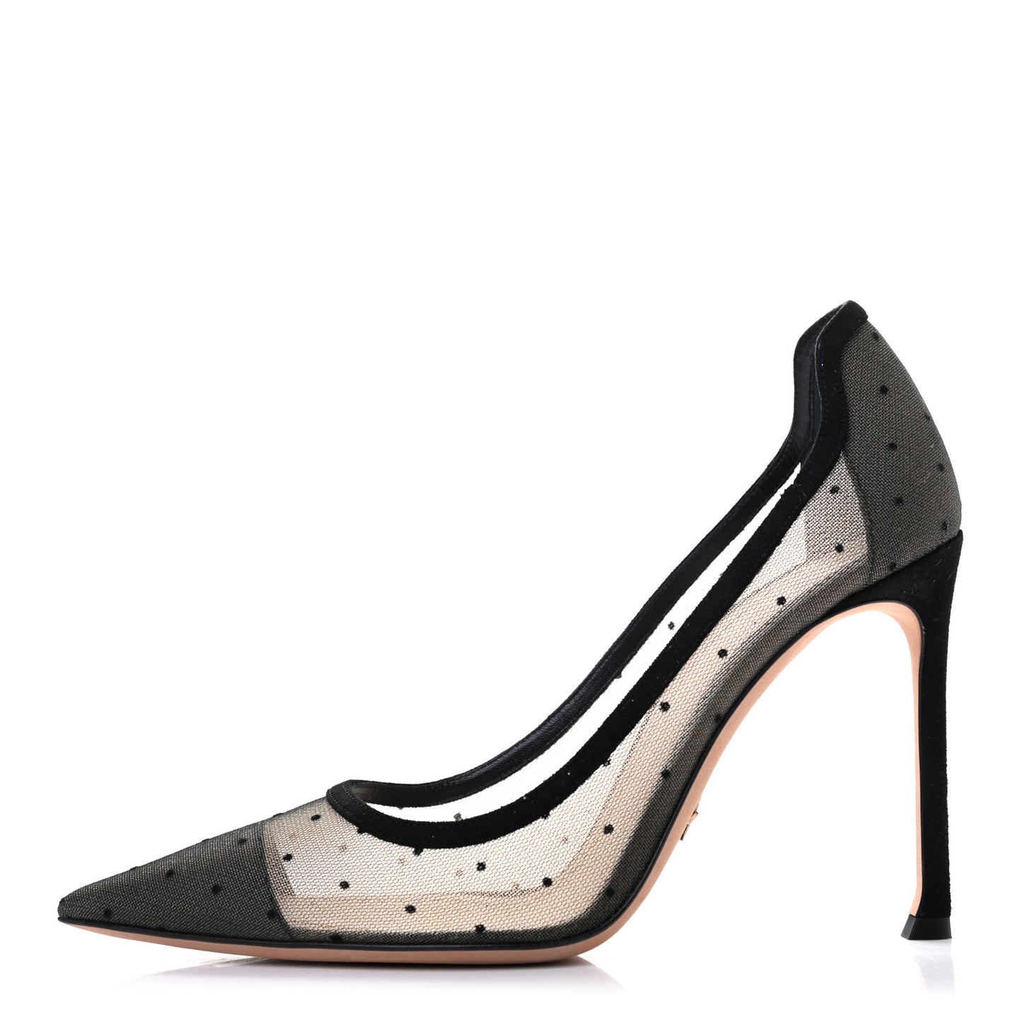 Mesh Plumetis Tulle D-Moi Pumps 38.5 Black