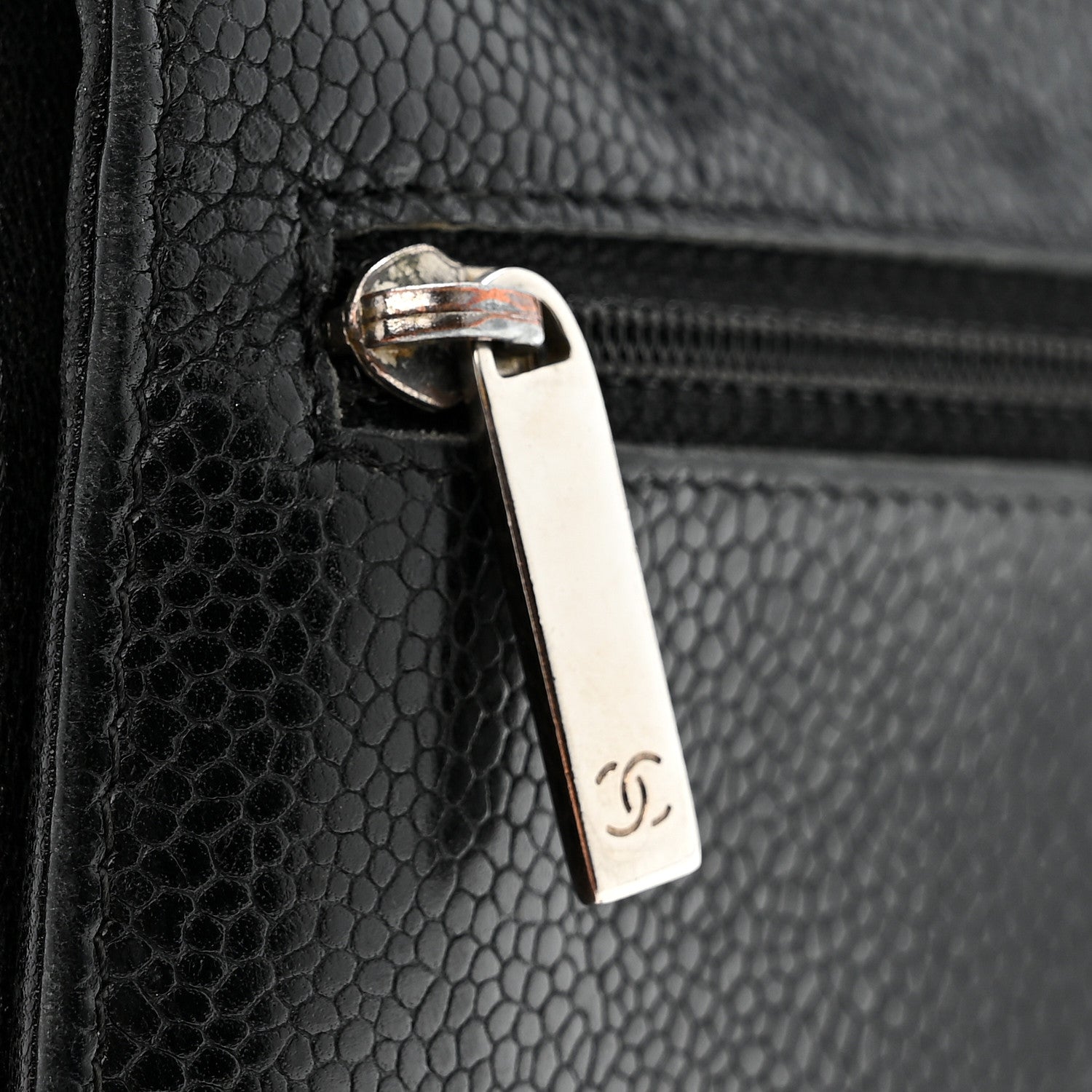 Chanel Caviar Timeless CC Wallet On Chain WOC Black 14 of 18