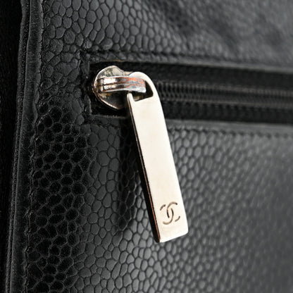 Chanel Caviar Timeless CC Wallet On Chain WOC Black 14 of 18