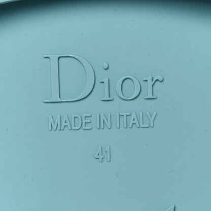 Christian Dior Technical Stretch Fabric Dio(r)evolution Slide Sandals 41 White Sky Blue 8 of 10