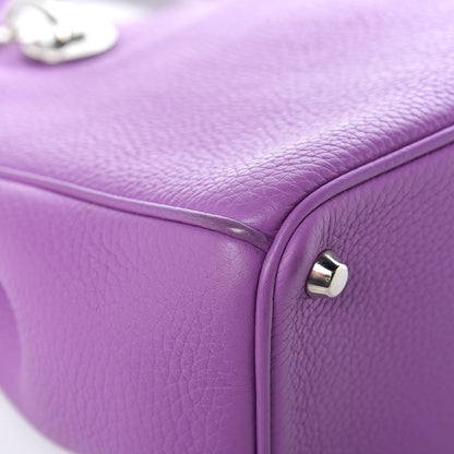 Christian Dior Bullcalf Medium Diorissimo Tote Parme 10 of 11