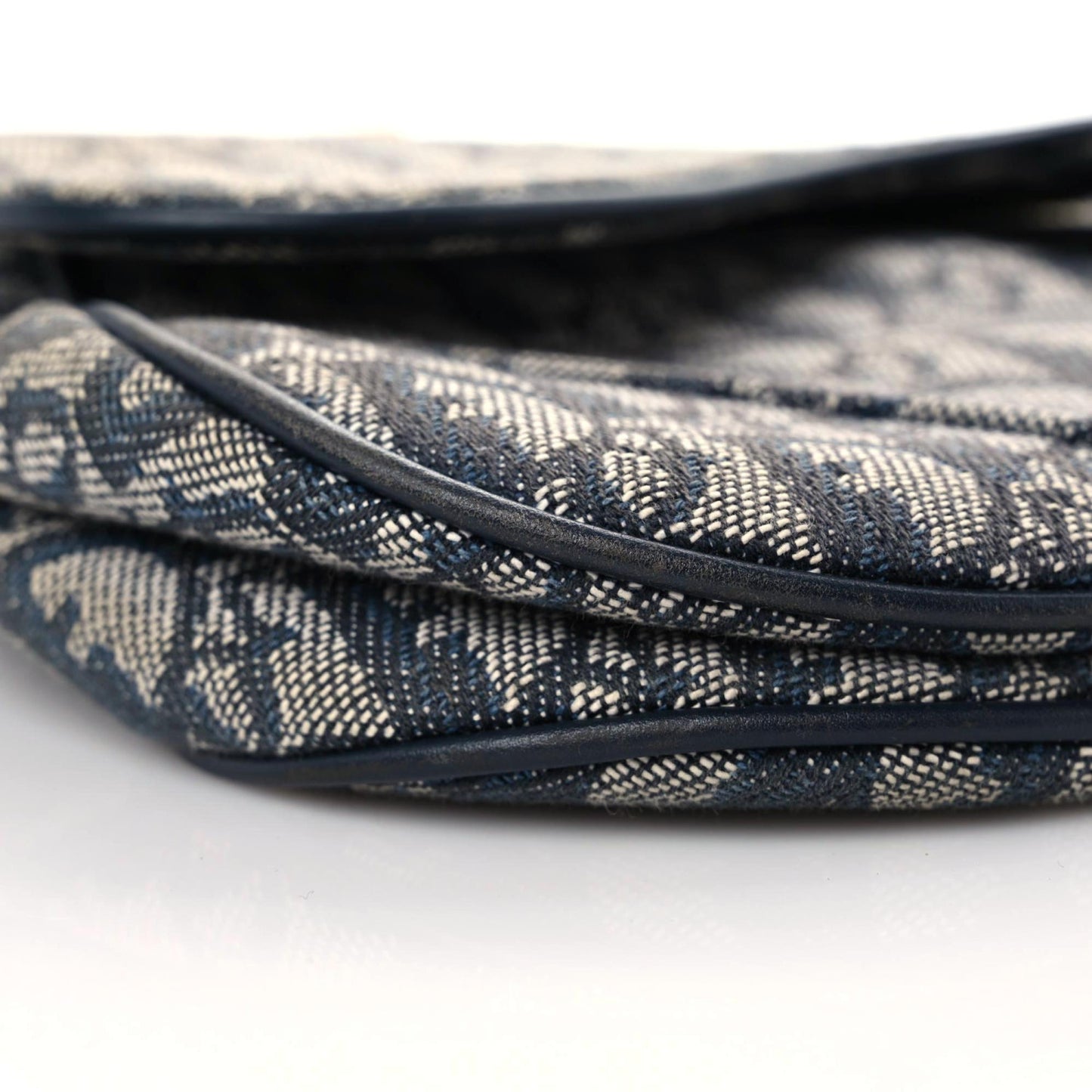 Monogram Saddle Bag Blue