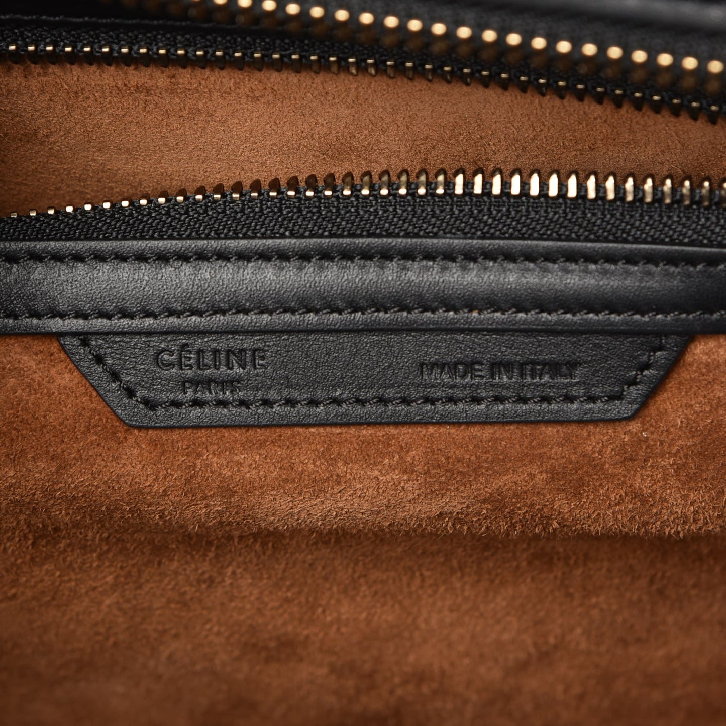 Grained Calfskin Mini Tri-Color Luggage Indigo
