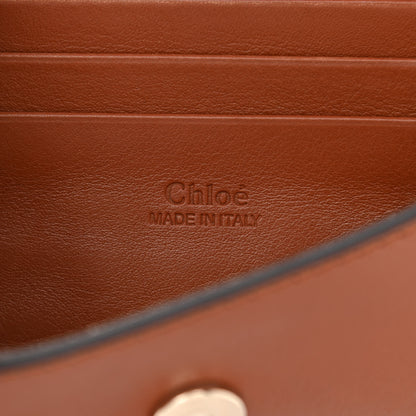 Chloe Suede Calfskin Mini Faye Shoulder Bag Tobacco 6 of 8