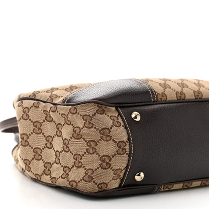 Gucci Monogram Medium Princy Tote  Dark Brown 9 of 10