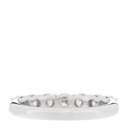 Tiffany Platinum Diamond 3.5mm Embrace Half Circle Band Ring 52 6 3 of 5