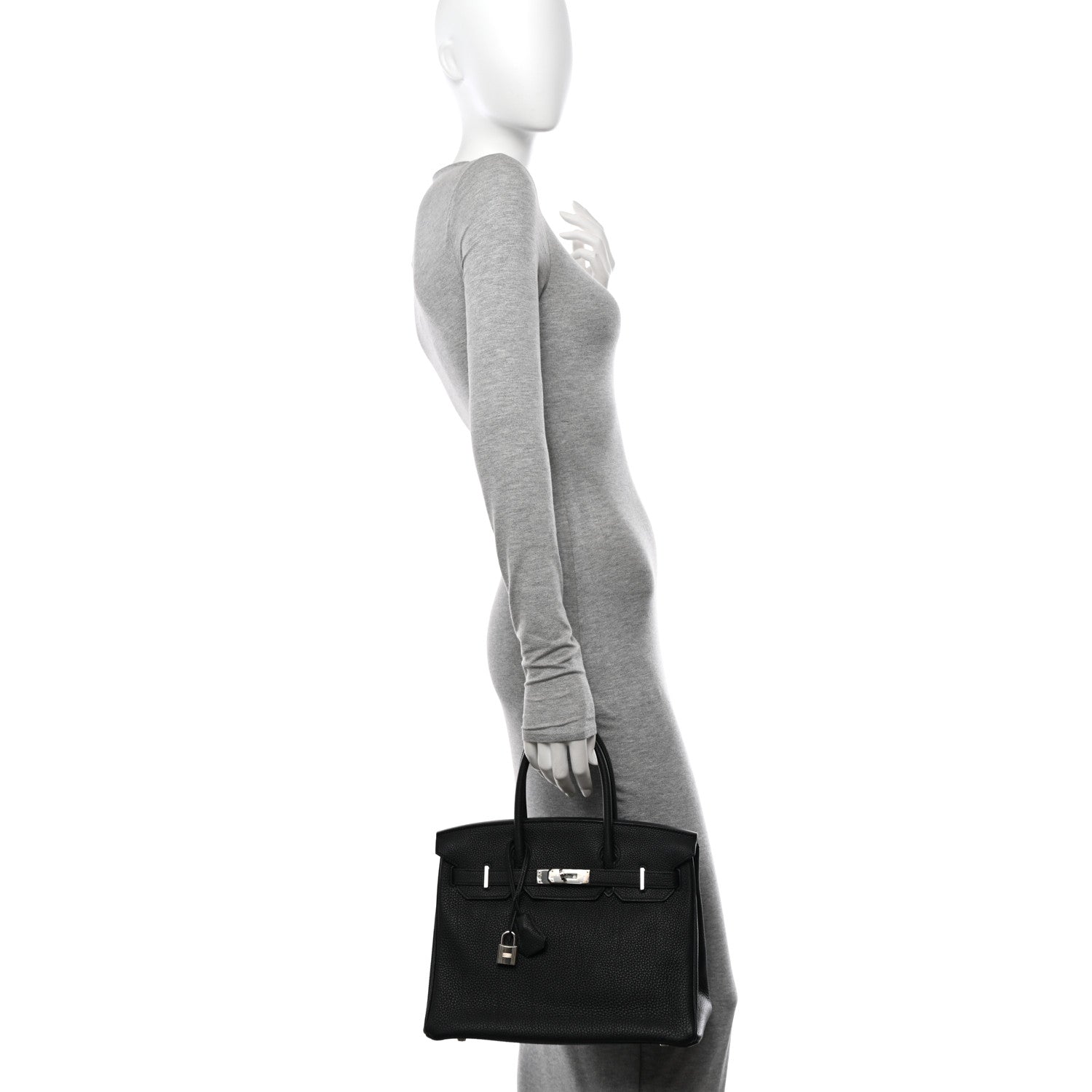 Hermes Togo BIRKIN 30 Black 2 of 10