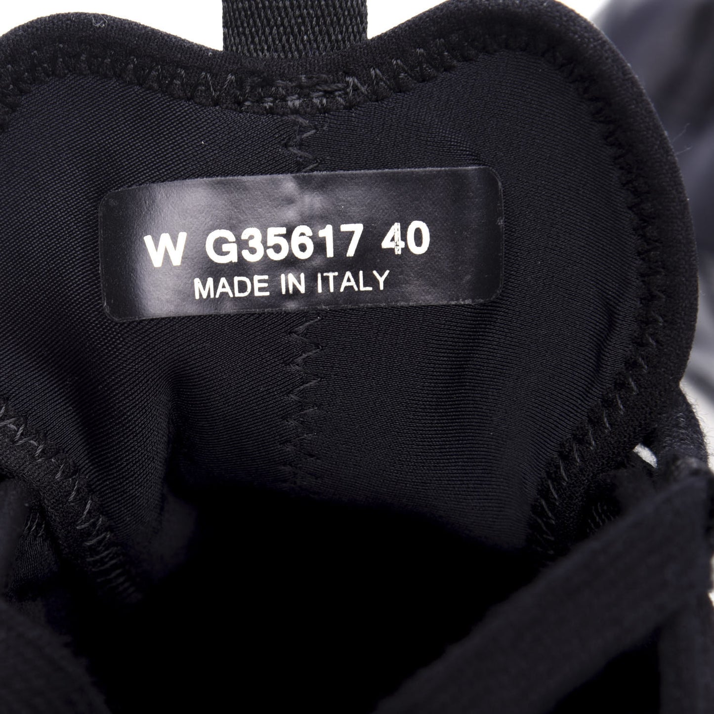 Velvet Calfskin Mixed Fibers CC Sneakers 40 Black