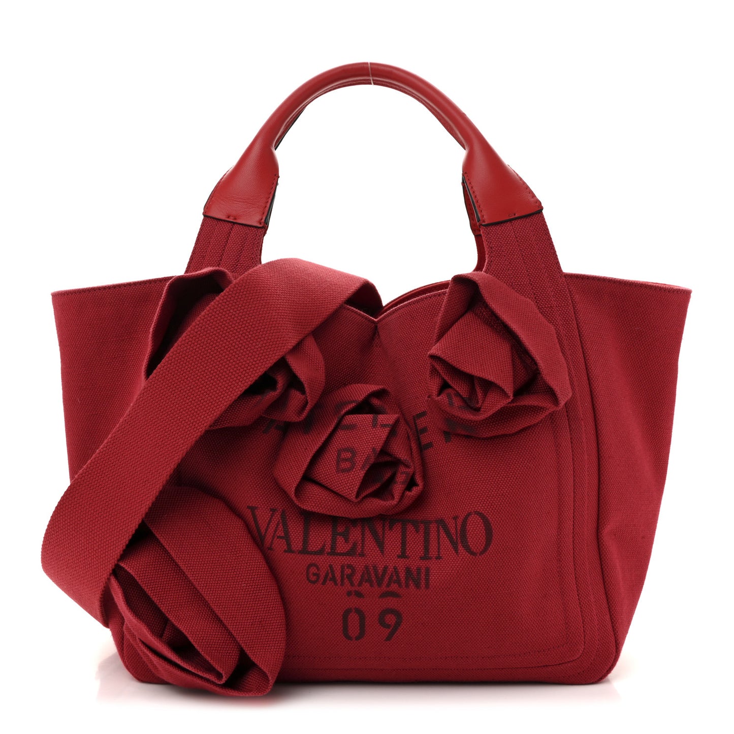 Canvas Atelier 02 Bow Edition Small Tote Bag Red