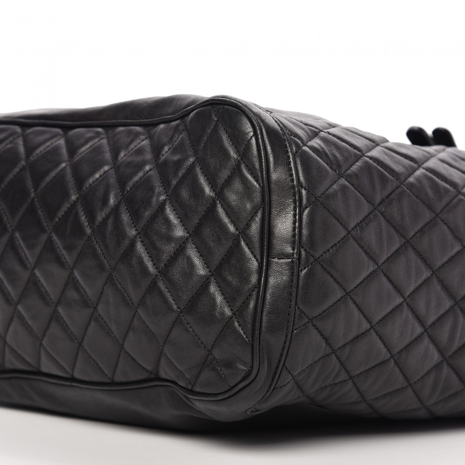 Jimmy Choo Lambskin Chain Embellished Blare Tote Black 7 of 9