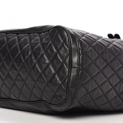 Jimmy Choo Lambskin Chain Embellished Blare Tote Black 7 of 9