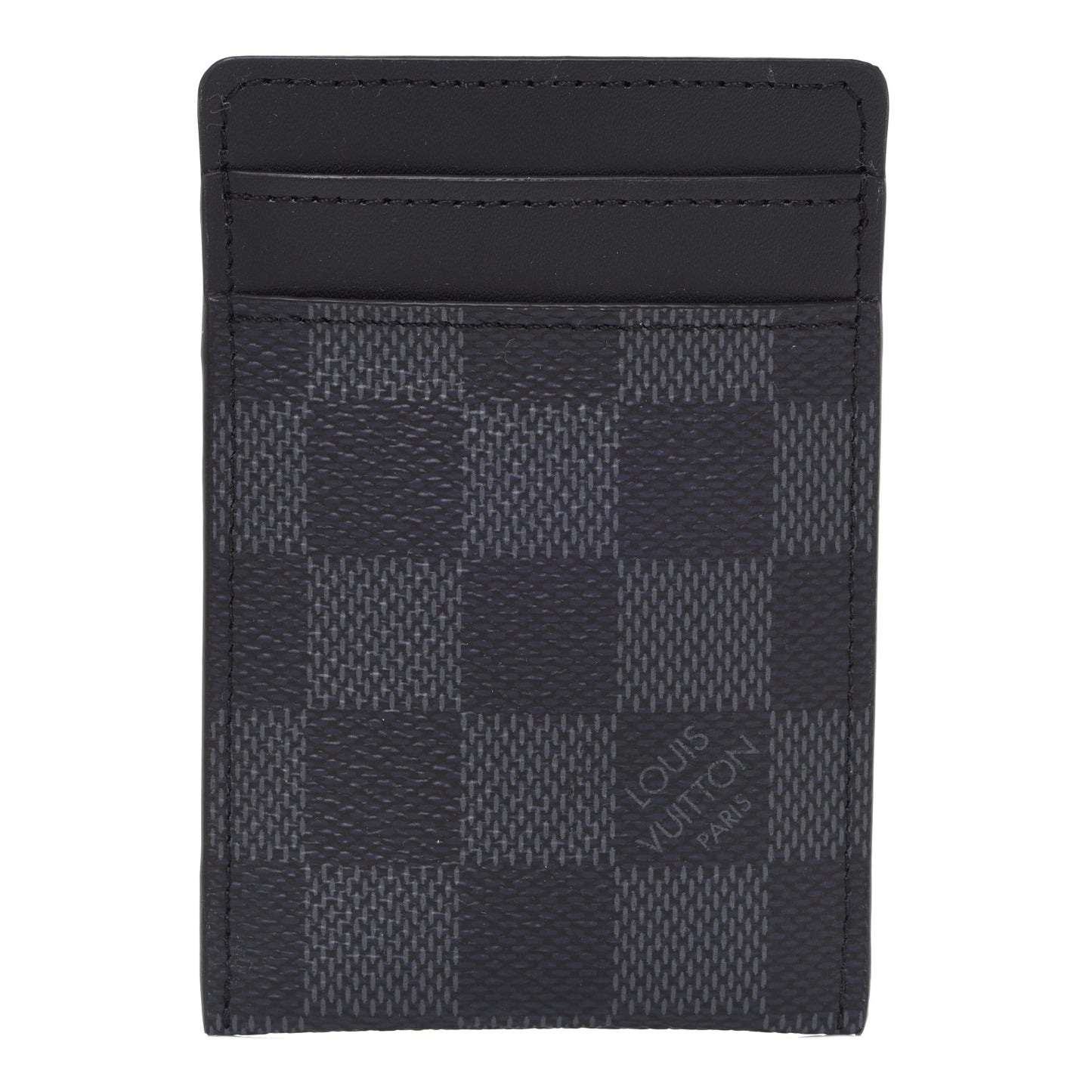 Damier Graphite Pince Card Holder Bill Clip