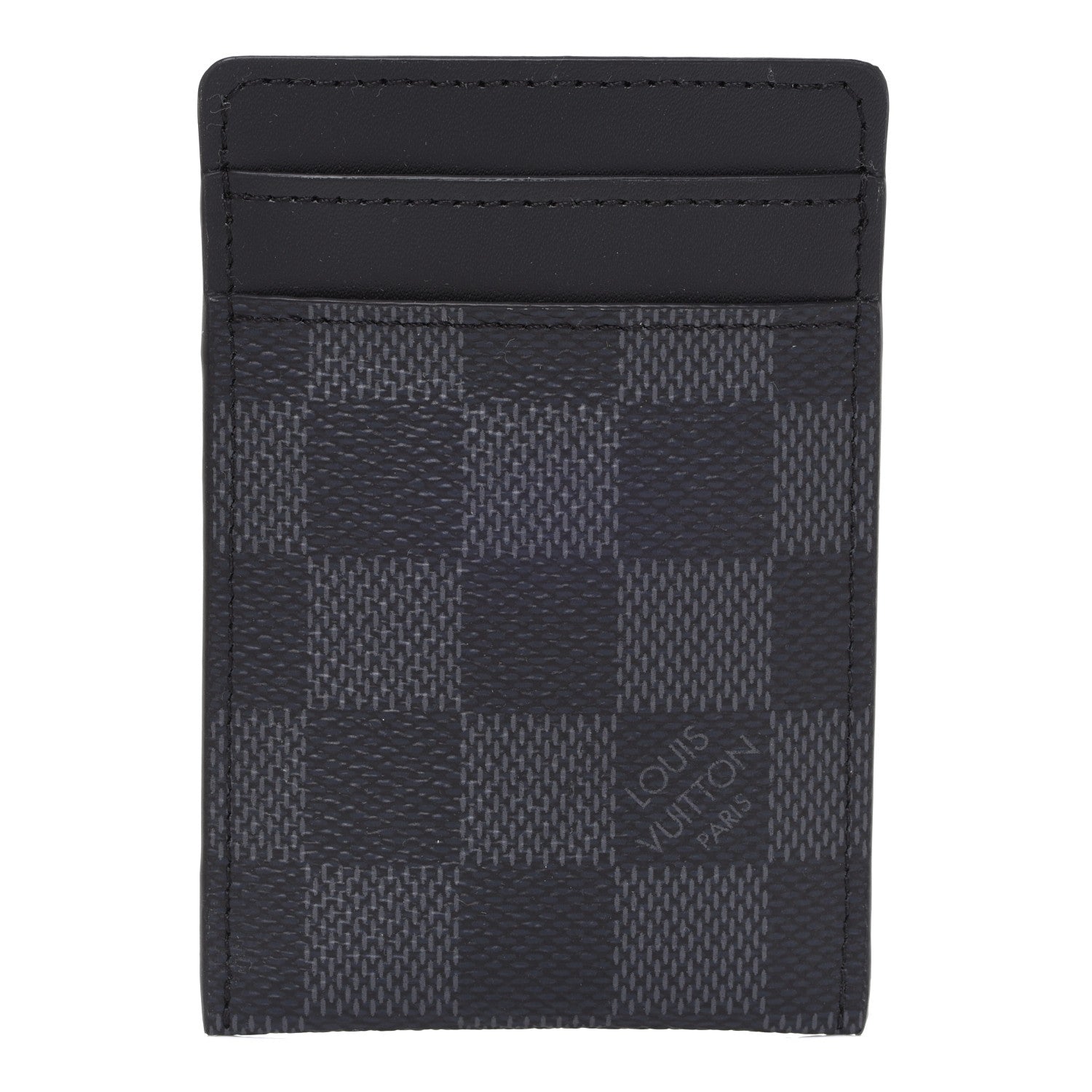 Louis Vuitton Damier Graphite Pince Card Holder Bill Clip 1 of 7