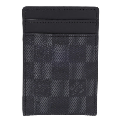 Louis Vuitton Damier Graphite Pince Card Holder Bill Clip 1 of 7