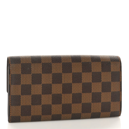 Louis Vuitton Damier Ebene Sarah Wallet 3 of 8