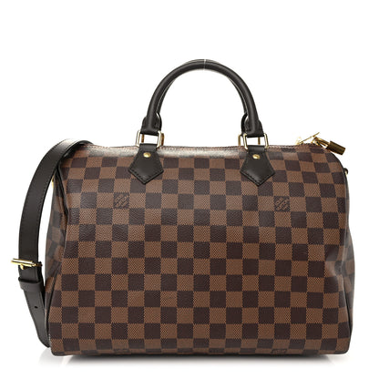 Louis Vuitton Damier Ebene Speedy Bandouliere 30 1 of 10
