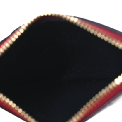 Gucci GG Supreme Monogram Coin Case Card Holder Beige Blue Hibiscus Red 5 of 8