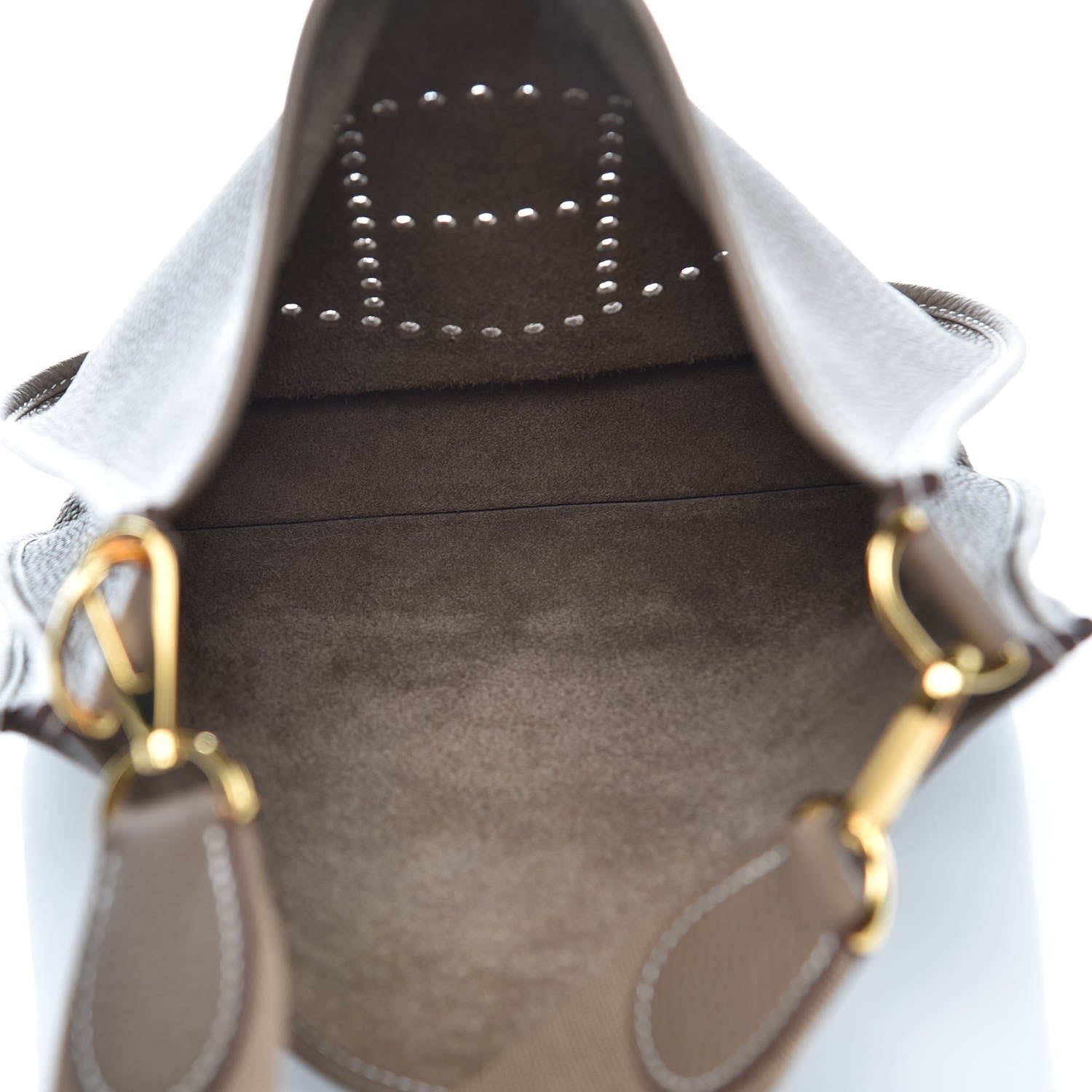 Hermes Taurillon Clemence Evelyne III PM Etoupe 5 of 7