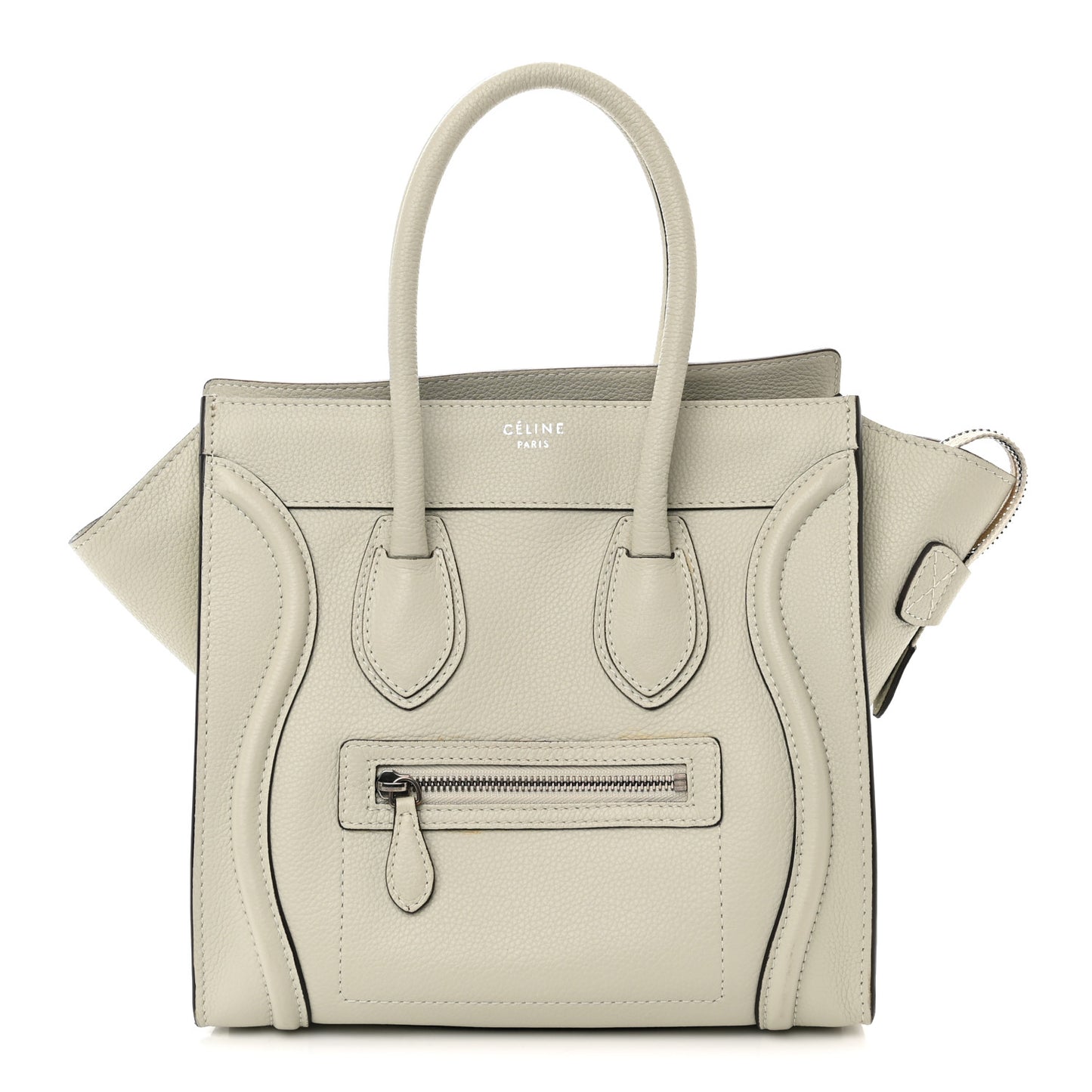 Drummed Calfskin Micro Luggage Lune