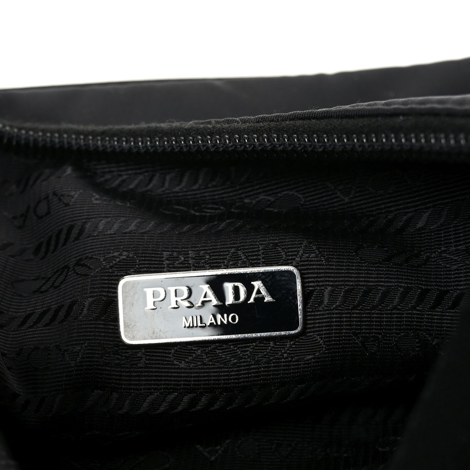 Prada Tessuto Nylon Mini Re-Edition 2000 Bag Black 6 of 9