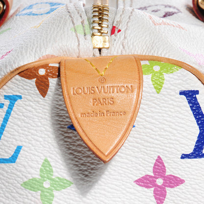 Louis Vuitton Monogram Multicolor Speedy 30 White 6 of 15