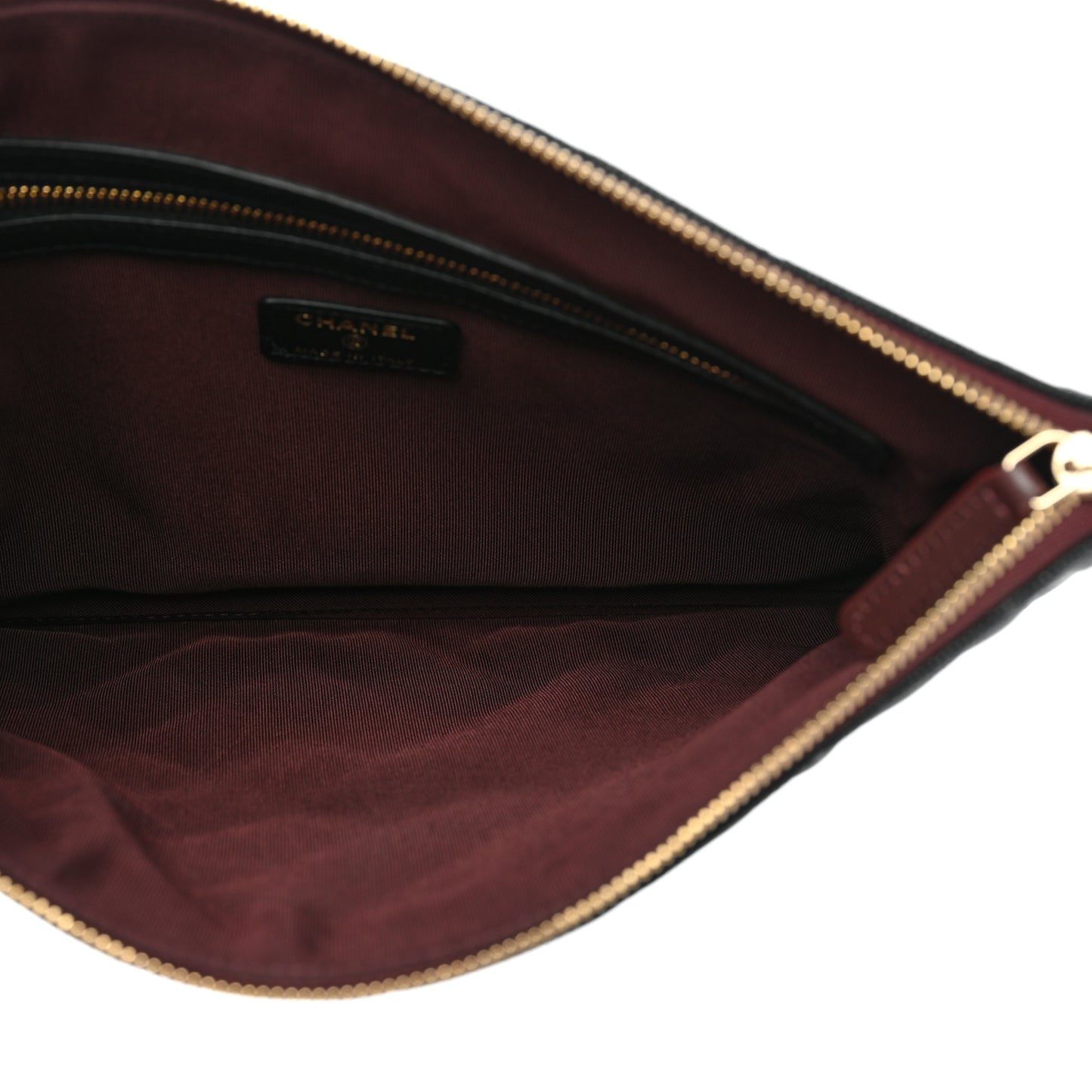 Caviar Quilted Medium Cosmetic Case Black