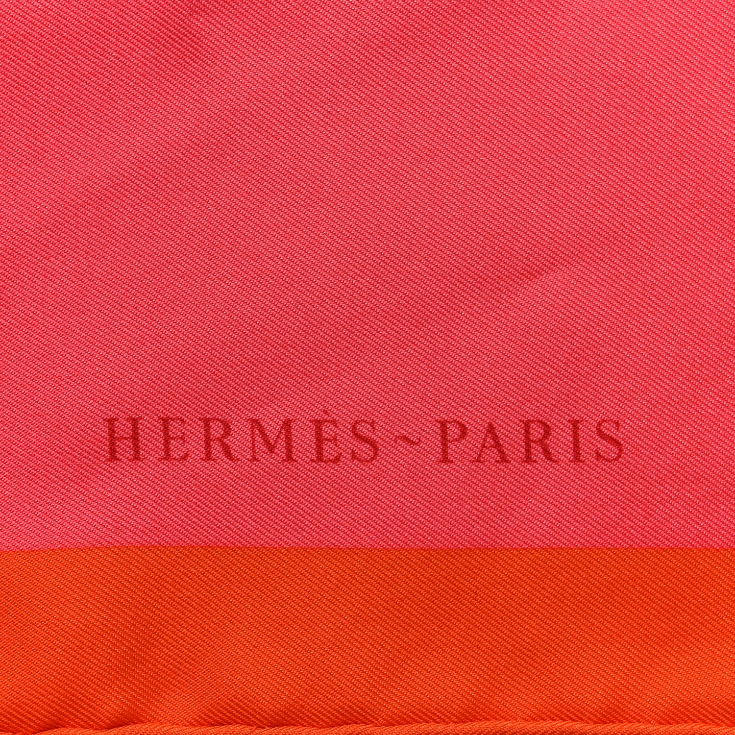 Hermes Silk Robe Legere Scarf 45 Vermillion Rose Gris 2 of 4