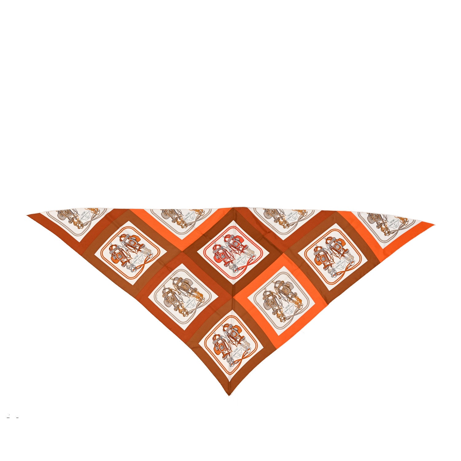 Hermes Silk Brides De Gala Triangle Scarf 1 of 4