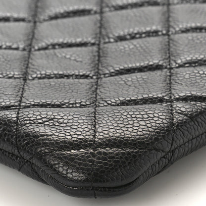 Chanel Caviar Quilted Medium Cosmetic Case Black 9 of 9