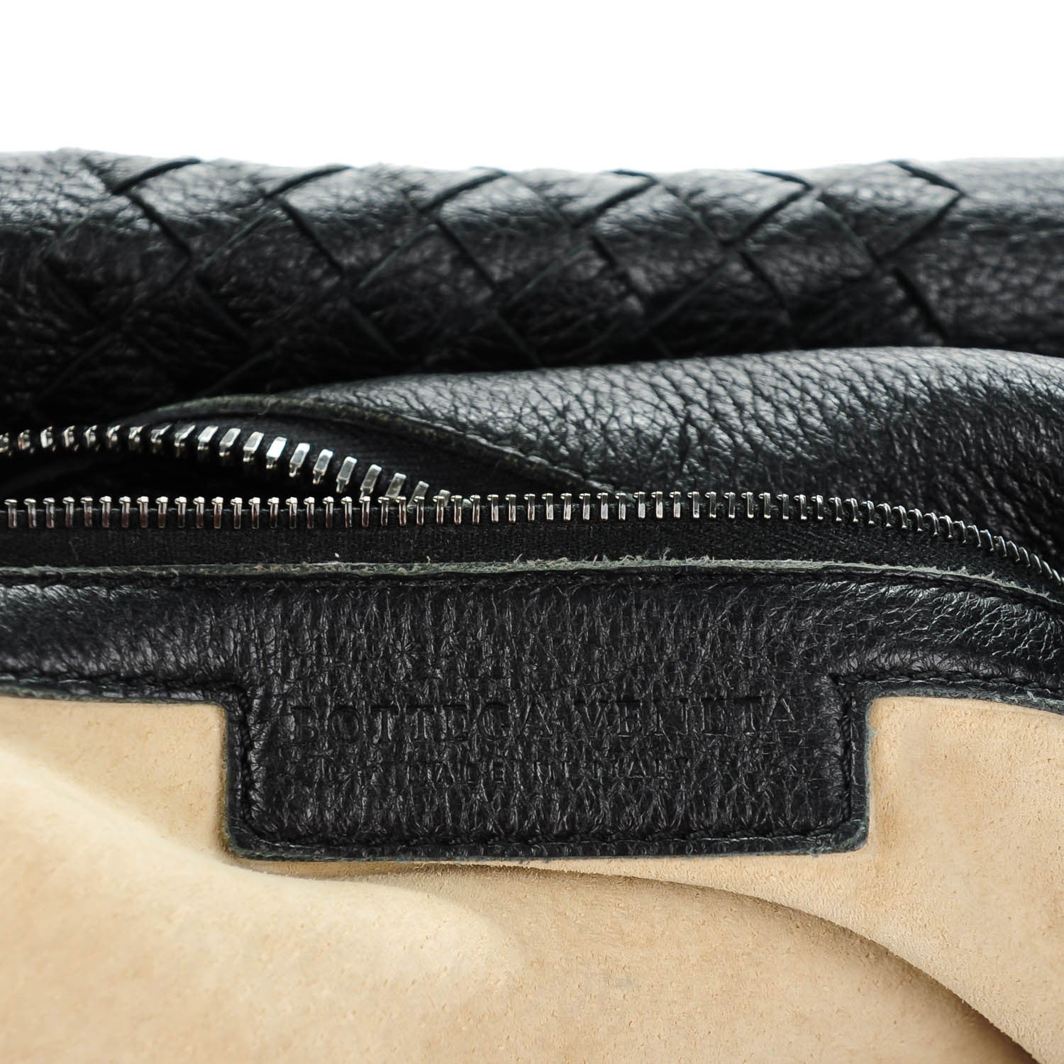 Bottega Veneta Cervo Deerskin Intrecciato Braided Hobo Nero Black 5 of 7