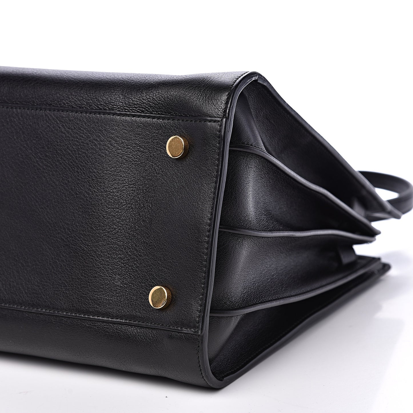 Calfskin Small Sac De Jour Black
