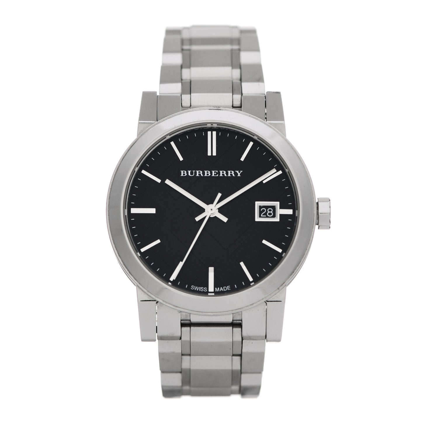 Stainless Steel 34mm The City Quartz Watch Black BU9101