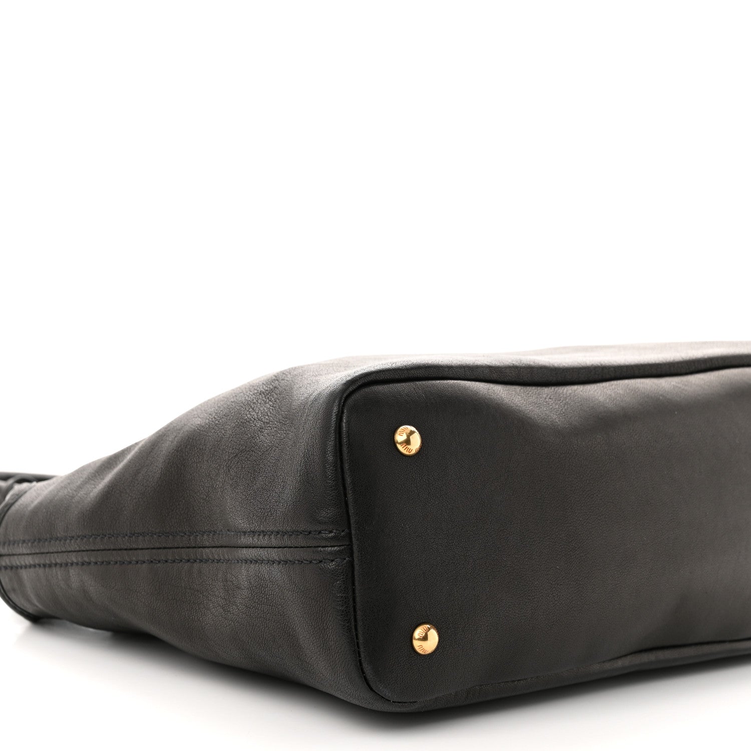 Miu Miu Nappa Medium Aventure Bag Black 9 of 10