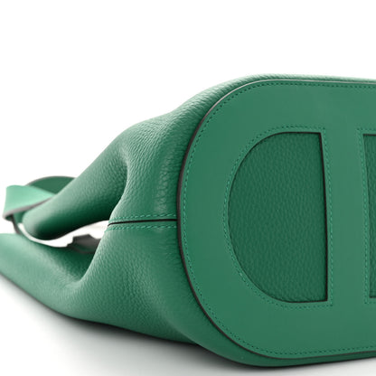 Hermes Taurillon Clemence Swift In-The-Loop 23 Bag Vert Vertigo 8 of 10
